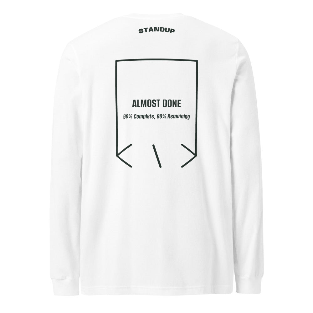 Almost Done — White Heather Forest back mockup