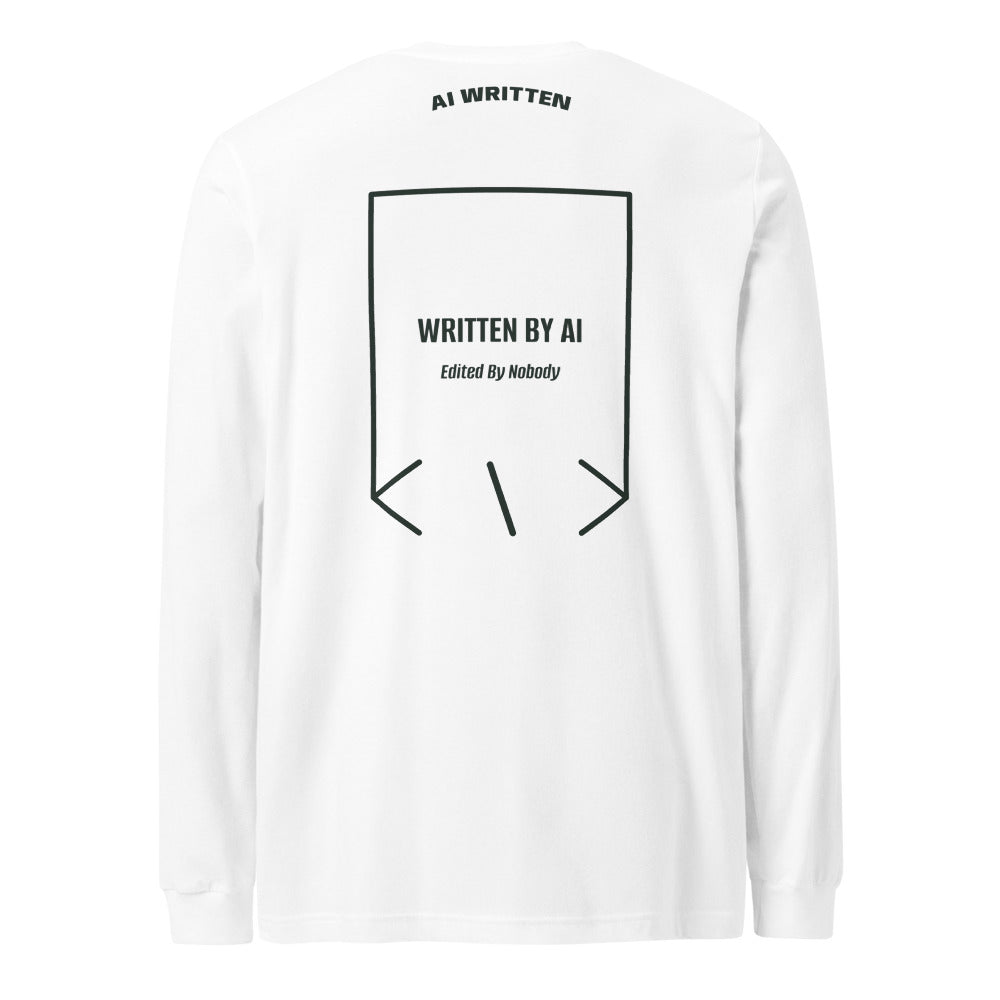 Written By AI — White Heather Forest back mockup
