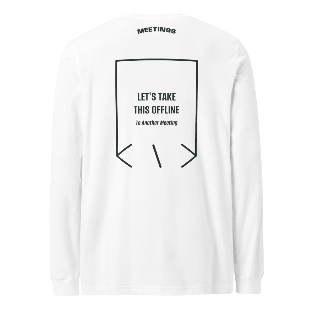 Let's Take This Offline — White Heather Forest back mockup