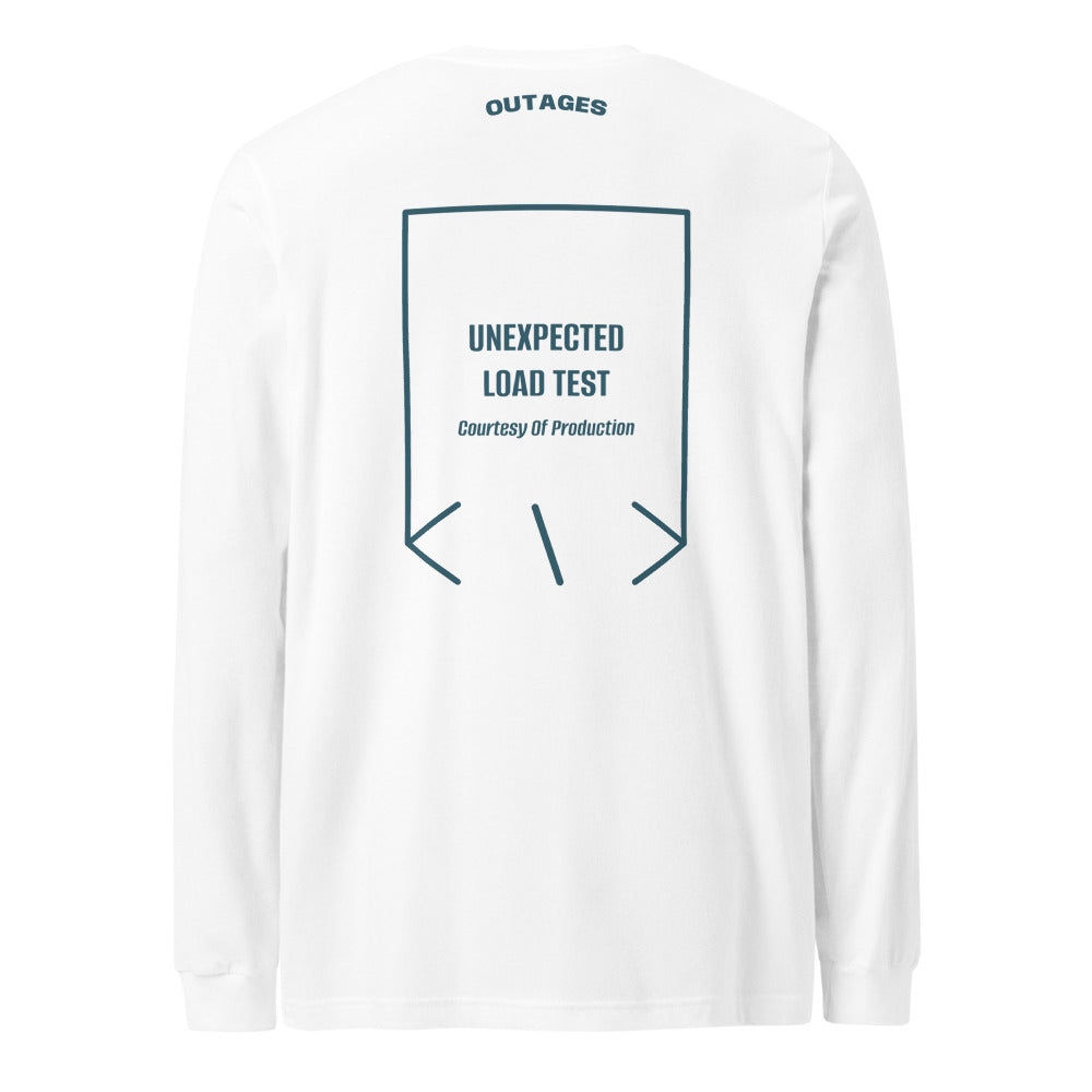 Unexpected Load Test — White Heather Deep Teal back mockup