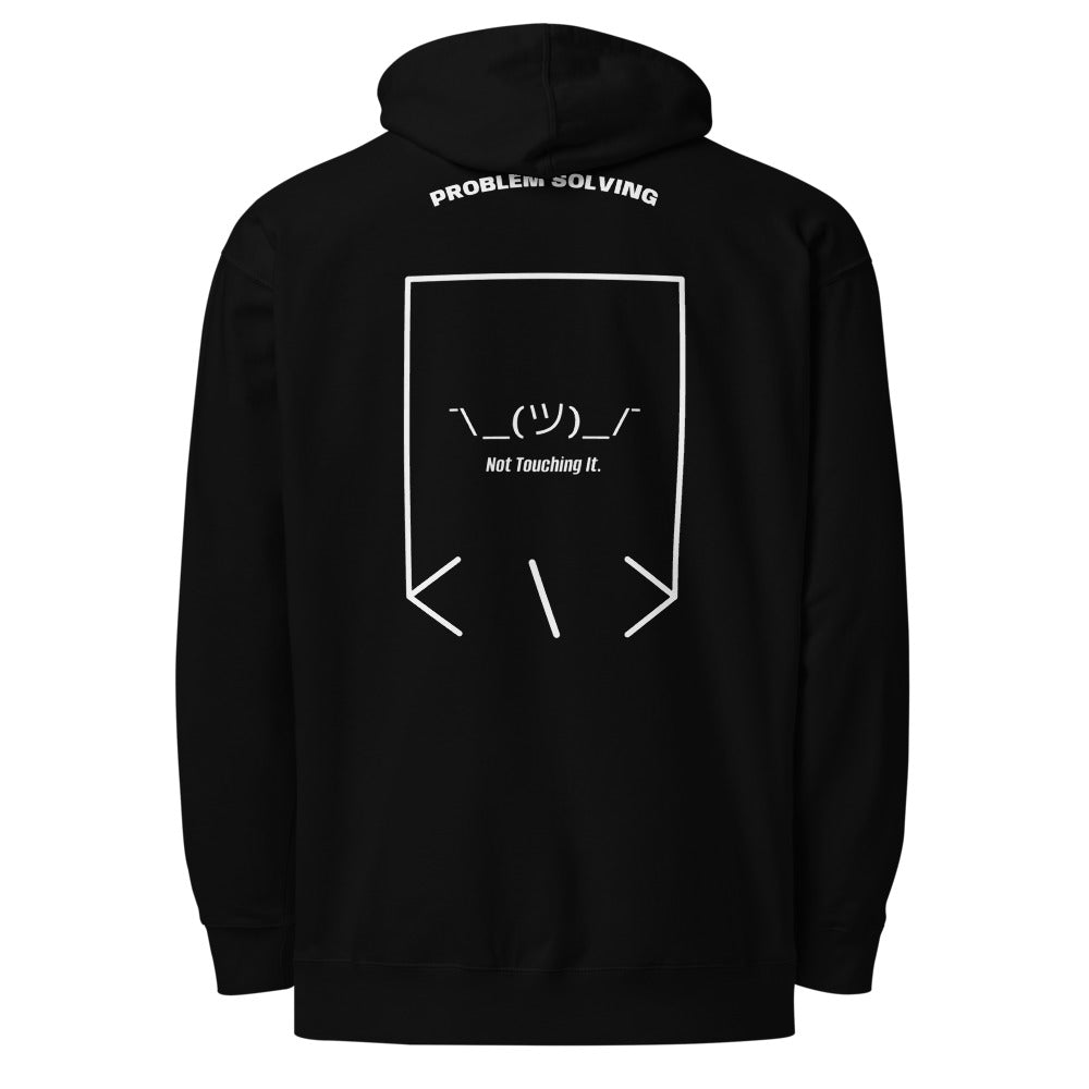 ¯\_(ツ)_/¯ — Black White back mockup