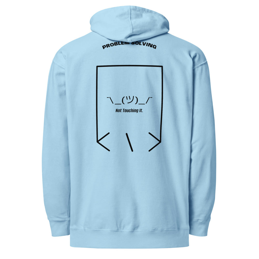 ¯\_(ツ)_/¯ — Blue Aqua Black back mockup