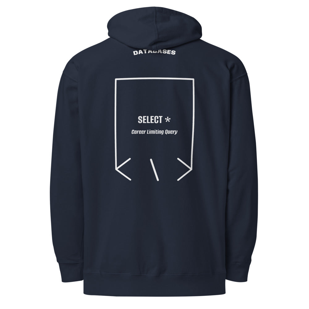 SELECT * — Classic Navy White back mockup