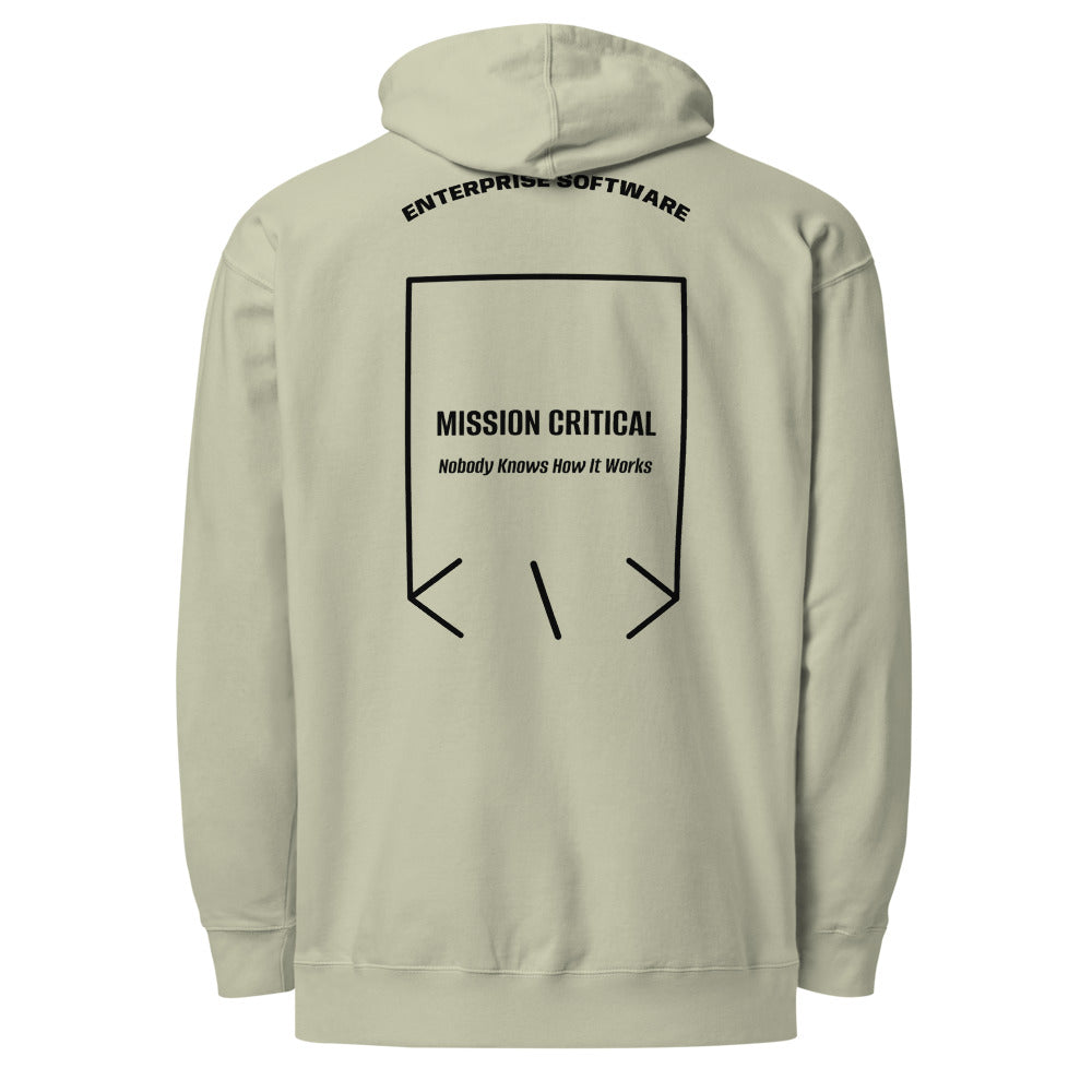Mission Critical — Dusty Sage Black back mockup