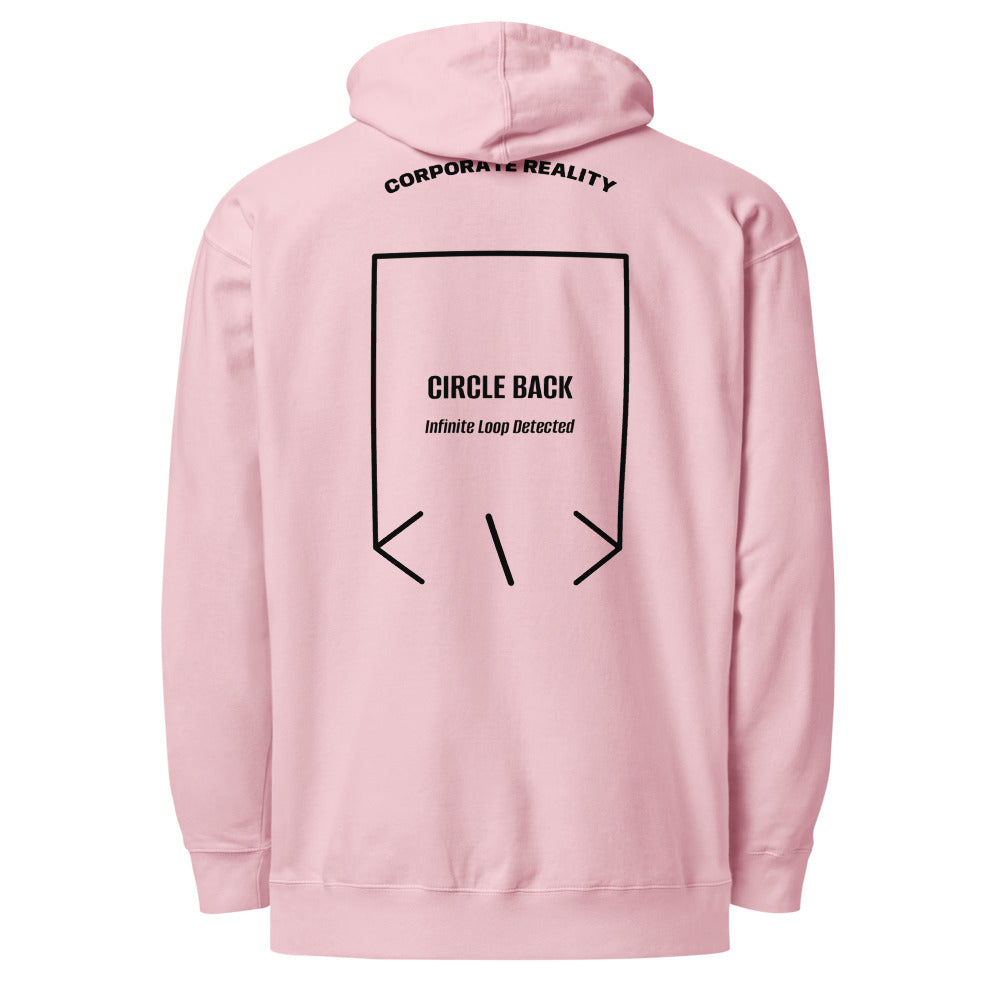 Circle Back — Light Pink Black back mockup