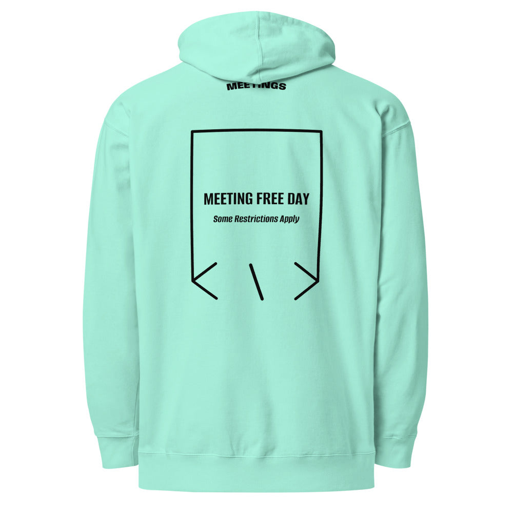 Meeting Free Day — Mint Black back mockup
