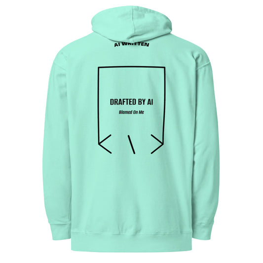 Drafted By AI — secondary back mockup