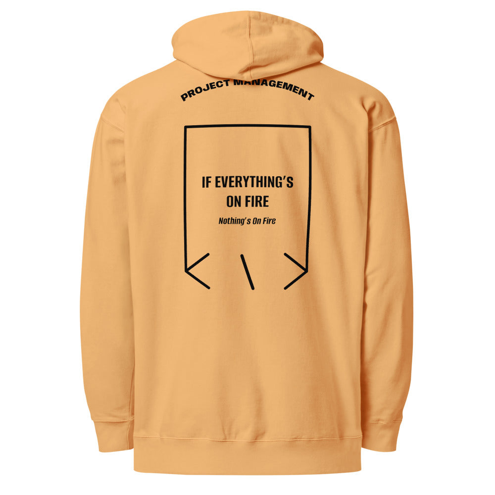 If Everything’s On Fire — Peach Black back mockup
