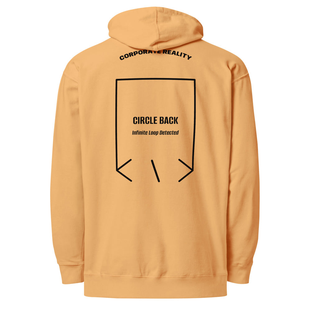 Circle Back — Peach Black back mockup