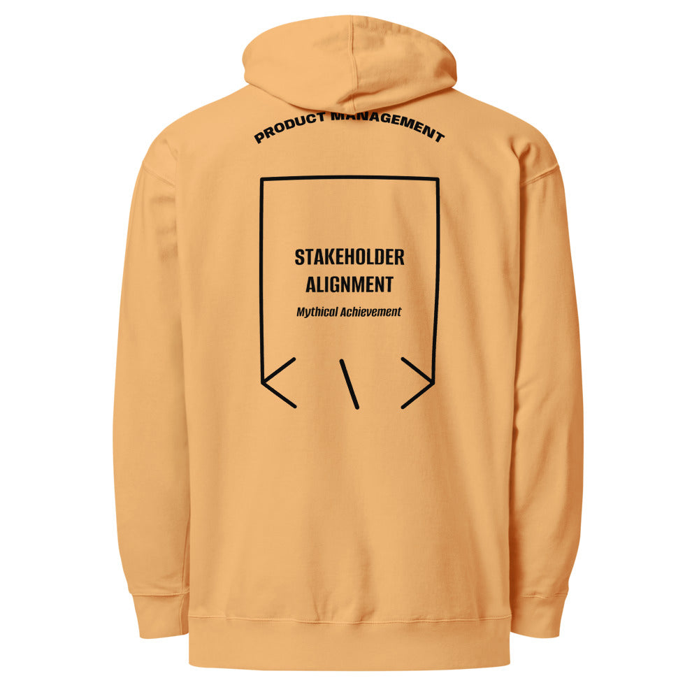 Stakeholder Alignment — Peach Black back mockup