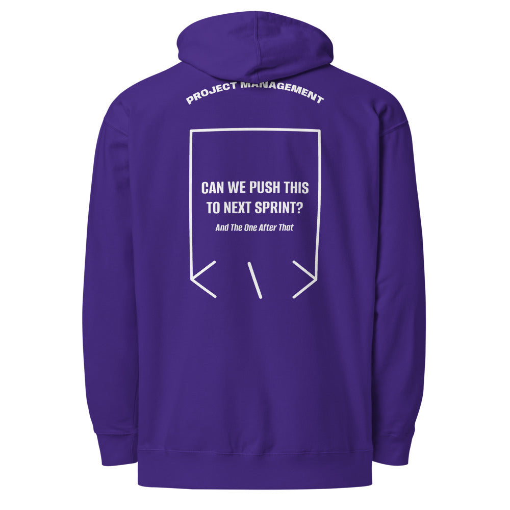 Can We Push This To Next Sprint? — Purple White back mockup