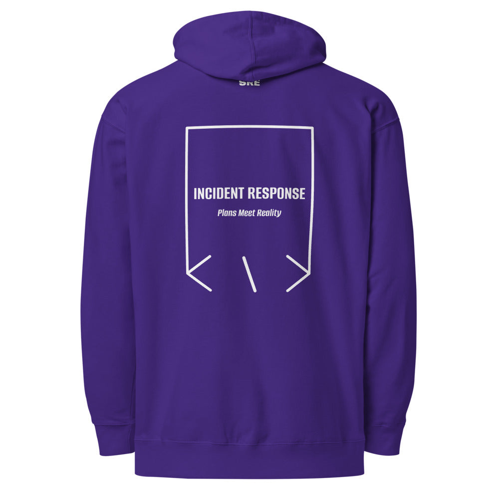Incident Response — Purple White back mockup