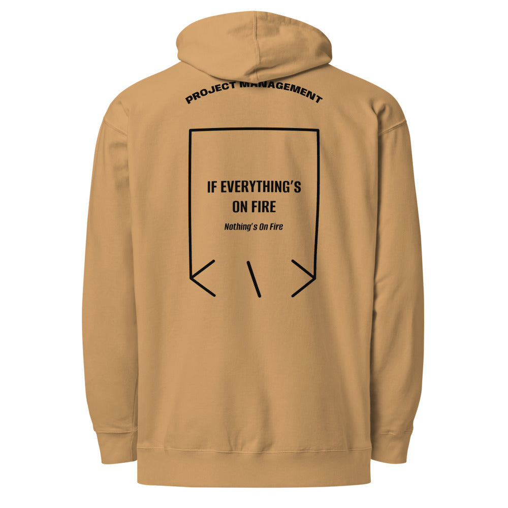 If Everything’s On Fire — Sandstone Black back mockup