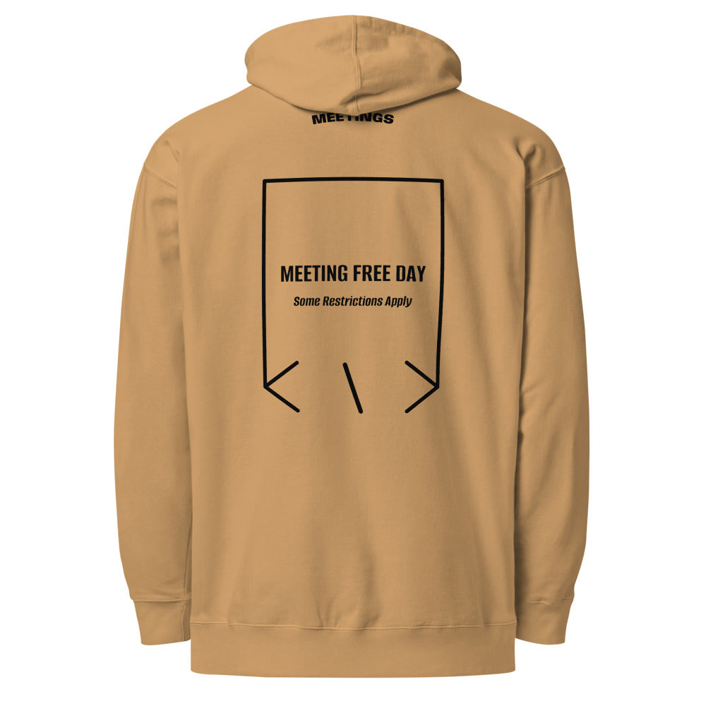 Meeting Free Day — Sandstone Black back mockup
