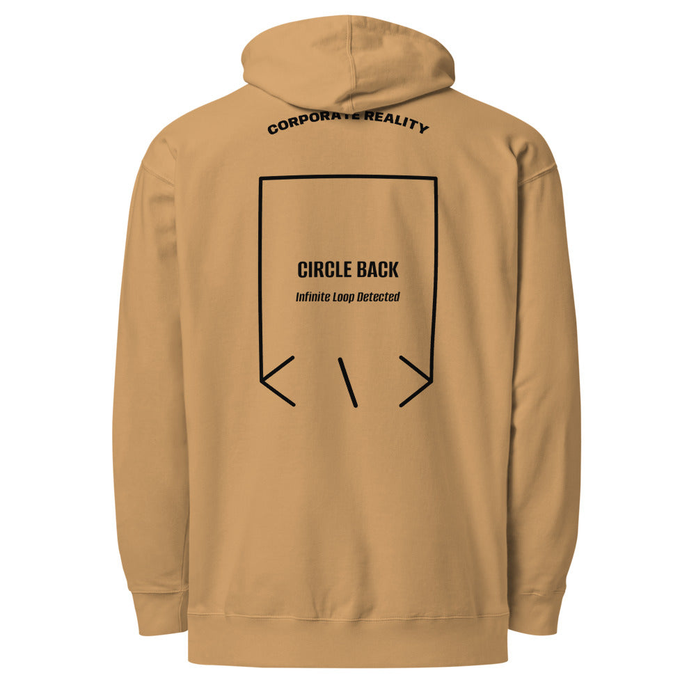 Circle Back — Sandstone Black back mockup