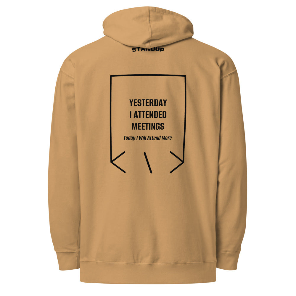 Yesterday I Attended Meetings — secondary back mockup