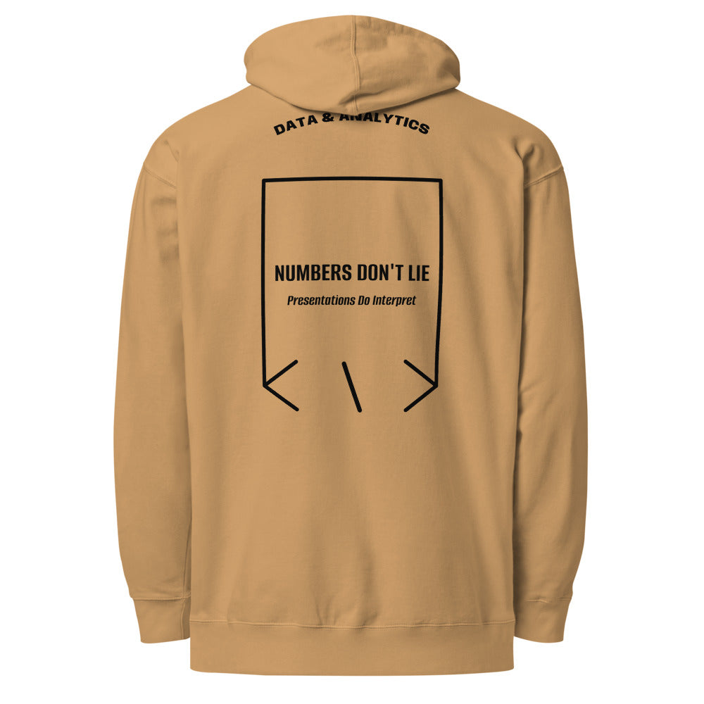 Numbers Don't Lie — Sandstone Black back mockup