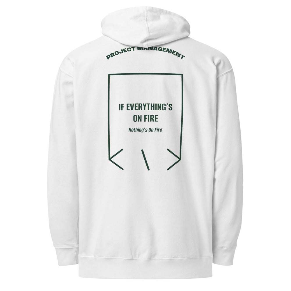 If Everything’s On Fire — White Alpine Green back mockup