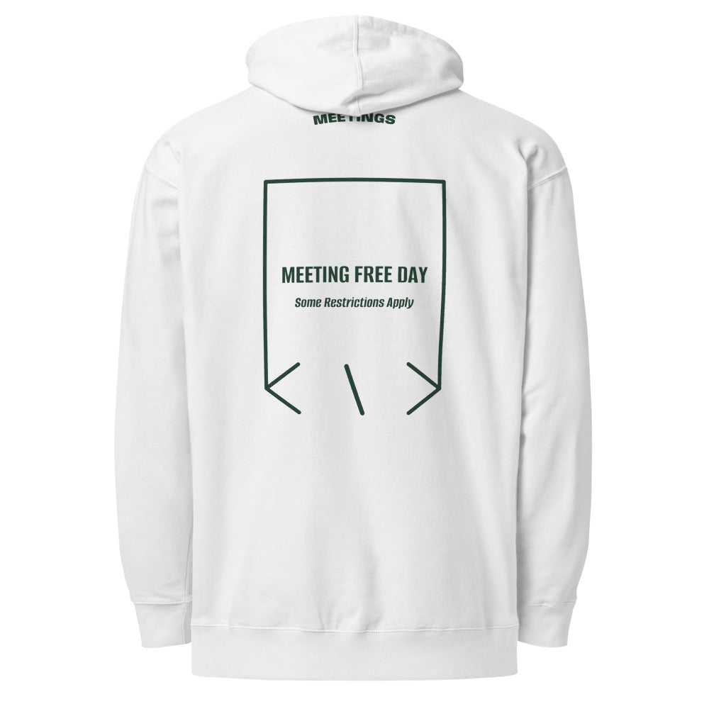 Meeting Free Day — White Alpine Green back mockup