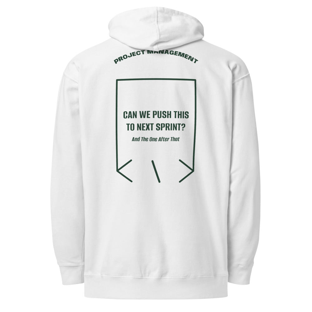 Can We Push This To Next Sprint? — White Alpine Green back mockup