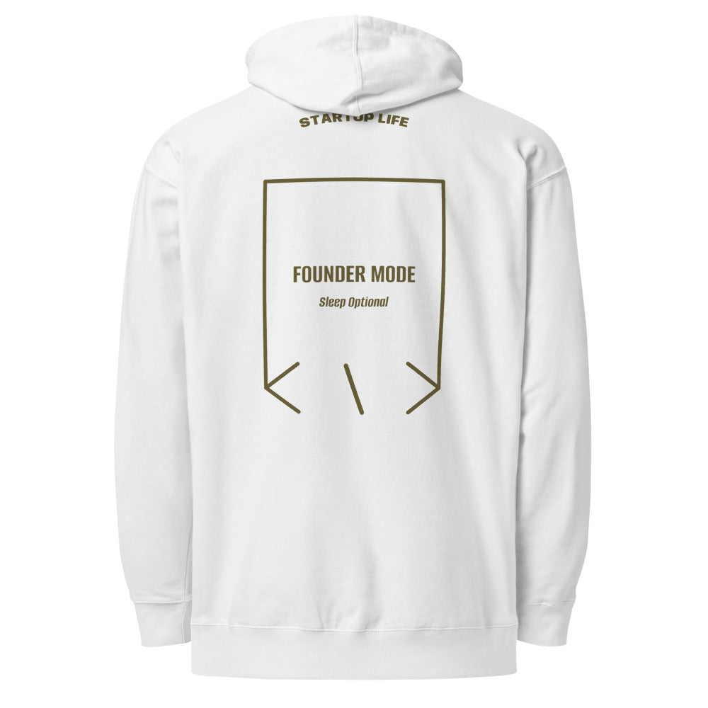 Founder Mode — White Army back mockup