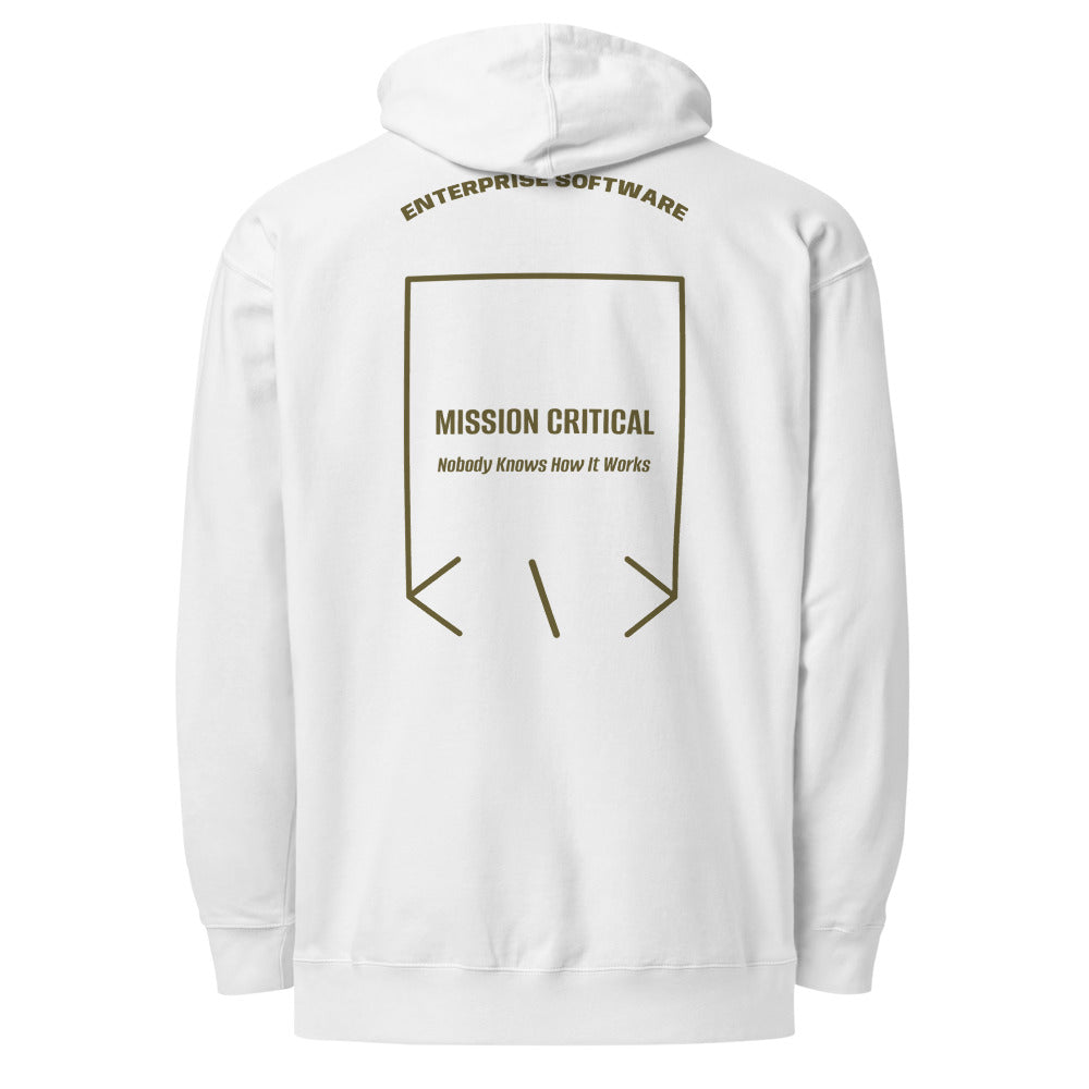 Mission Critical — White Army back mockup