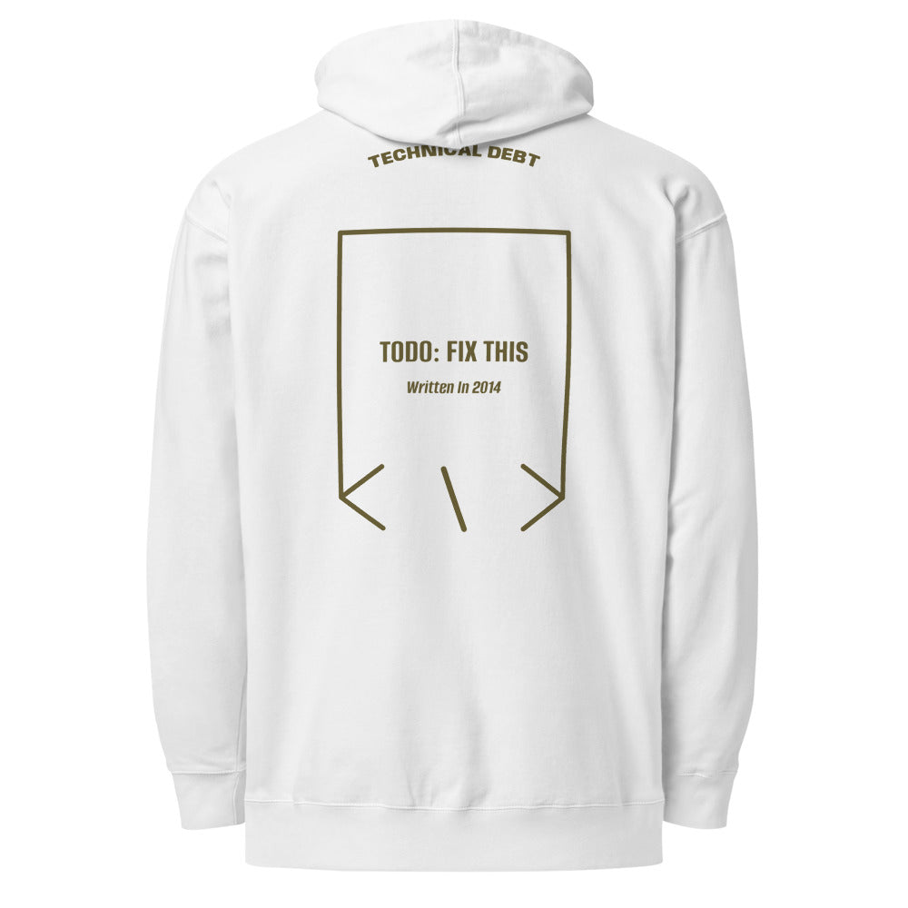 TODO: Fix This — White Army back mockup