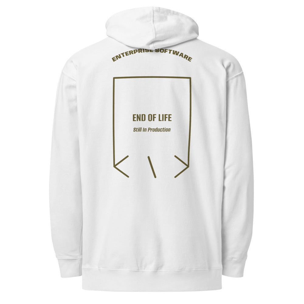 End Of Life — White Army back mockup