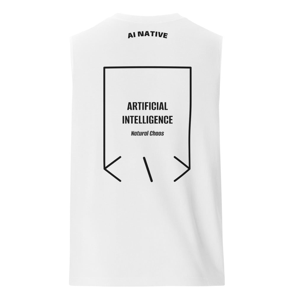 Artificial Intelligence — White Black back mockup