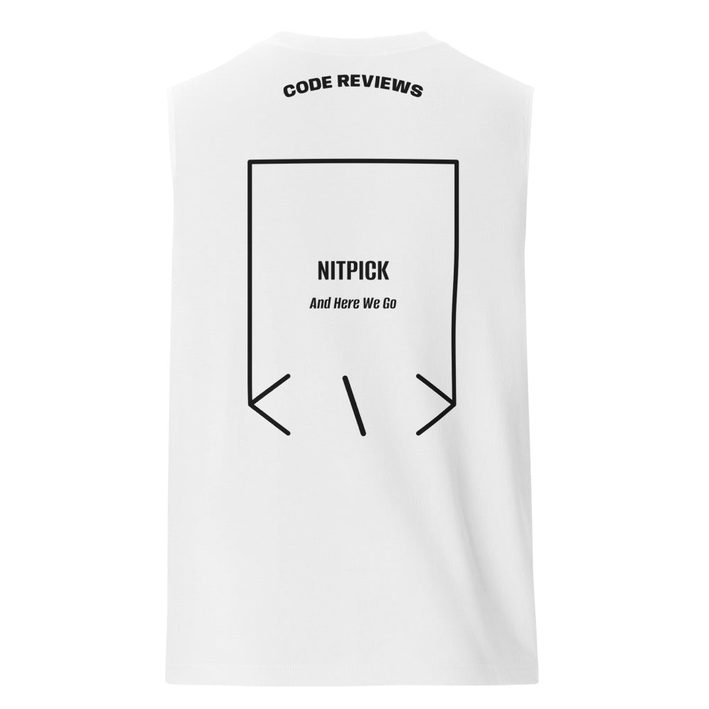 Nitpick — White Black back mockup