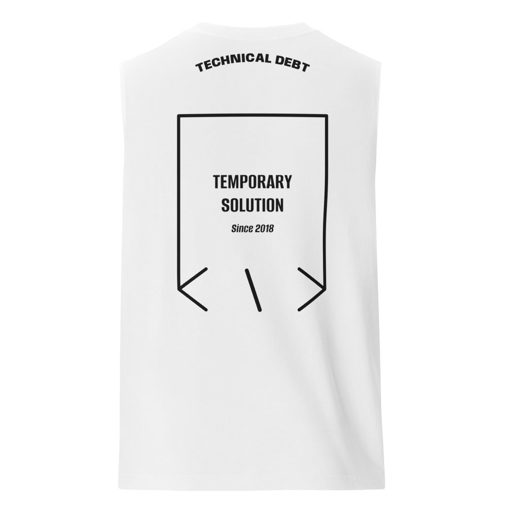 Temporary Solution — secondary back mockup