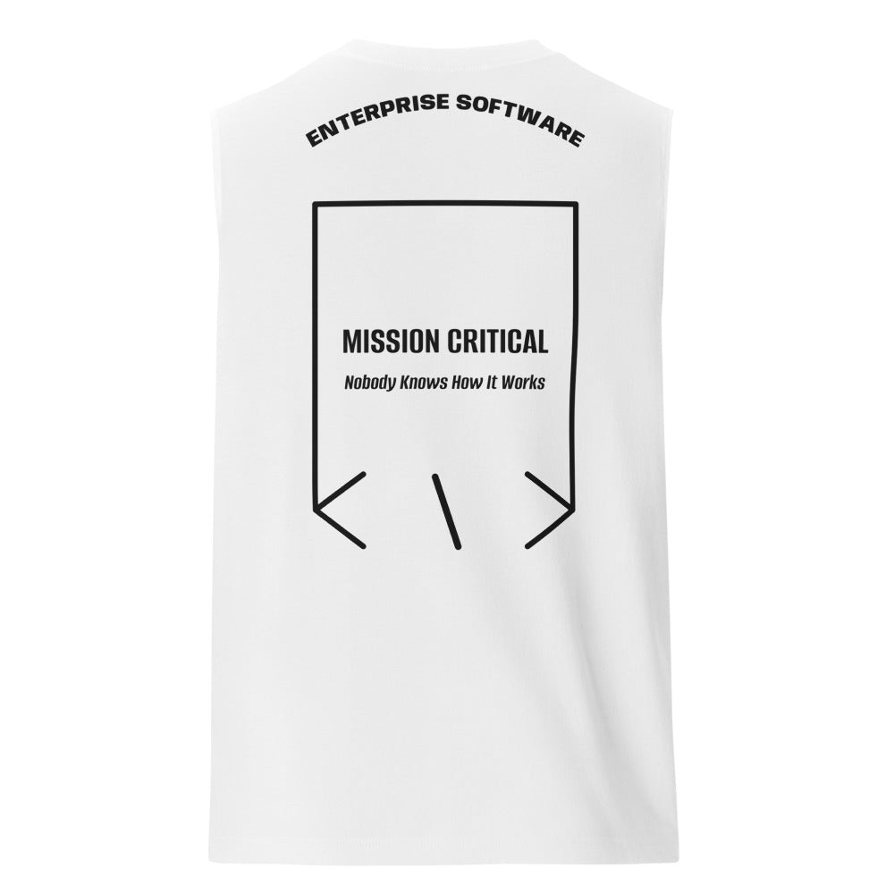Mission Critical — secondary back mockup