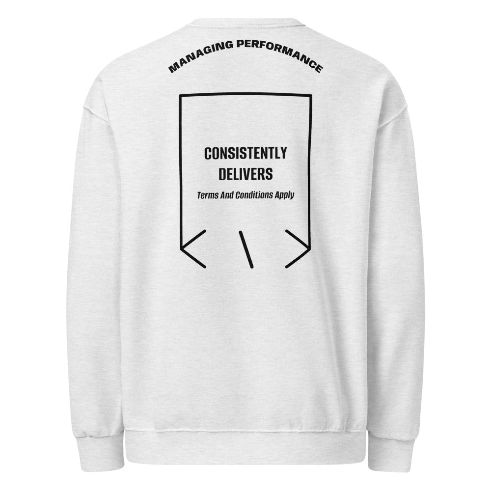 Consistently Delivers — Ash Black back mockup