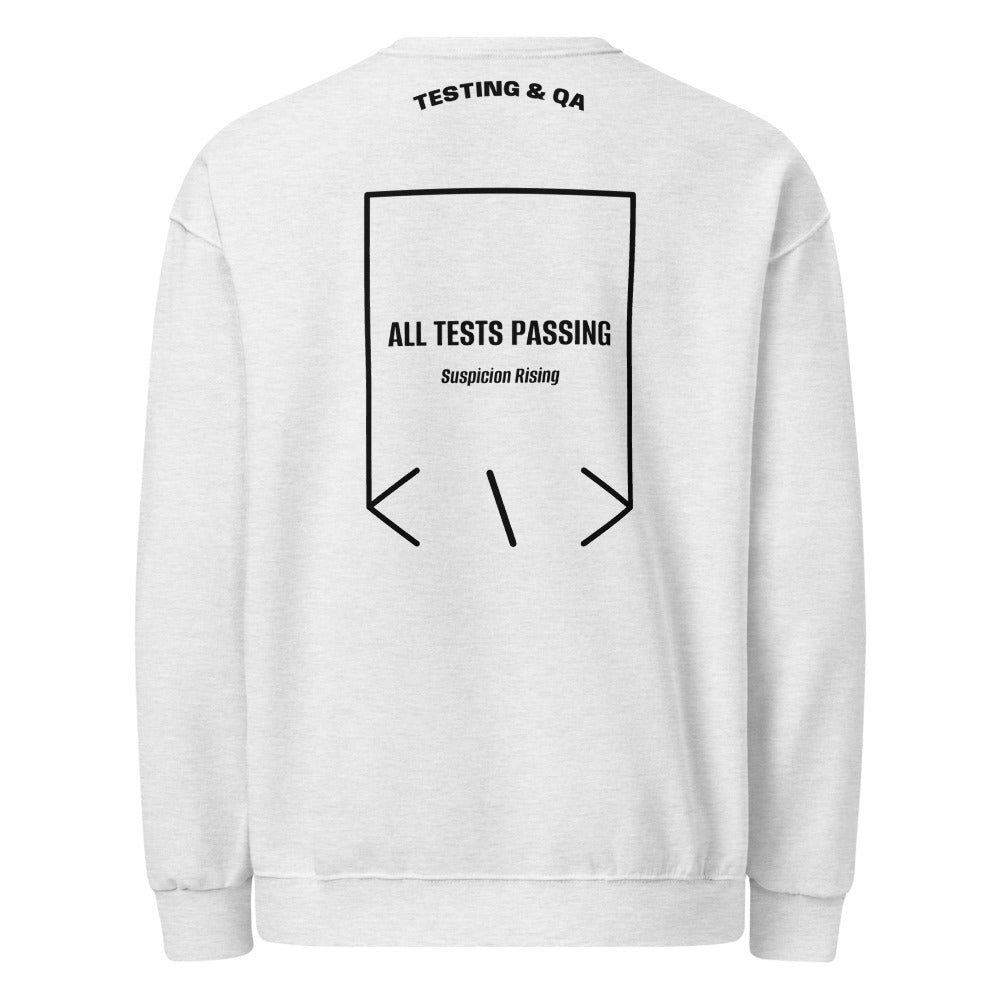 All Tests Passing — Ash Black back mockup