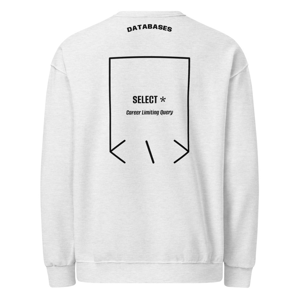 SELECT * — Ash Black back mockup