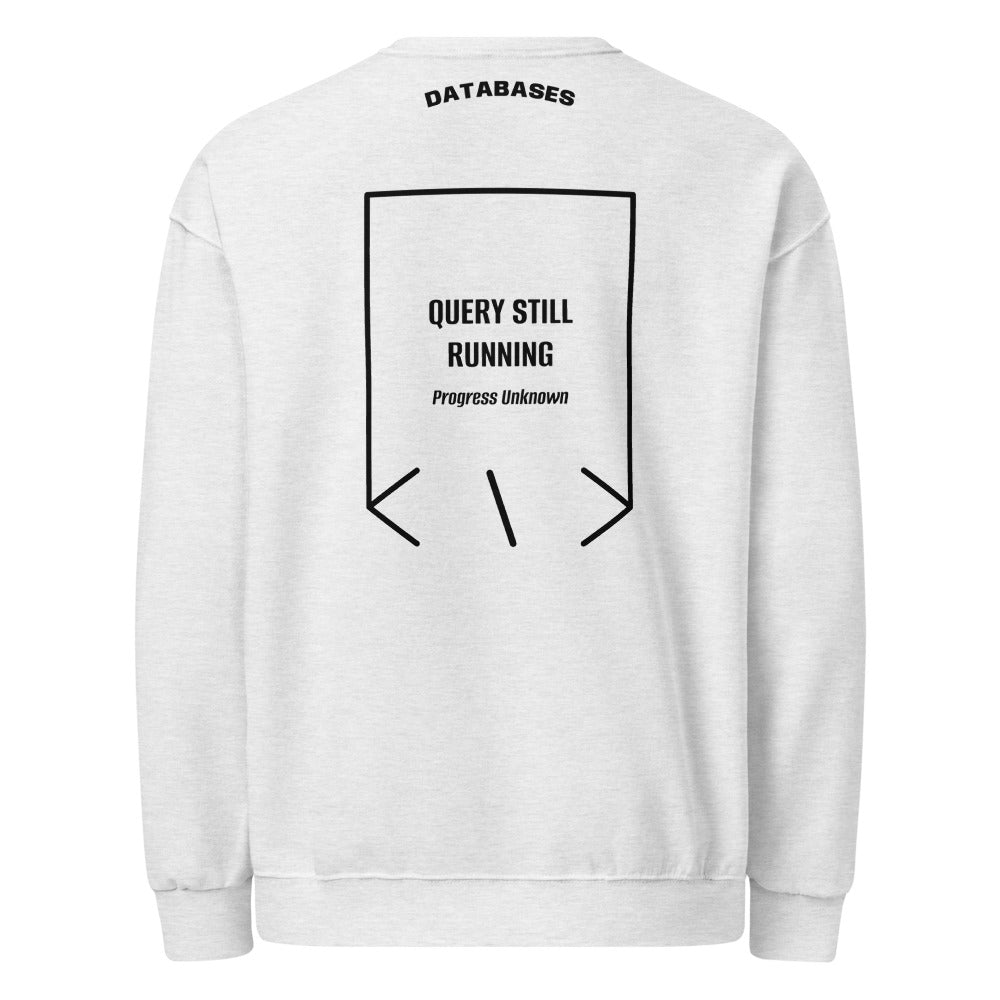 Query Still Running — Ash Black back mockup