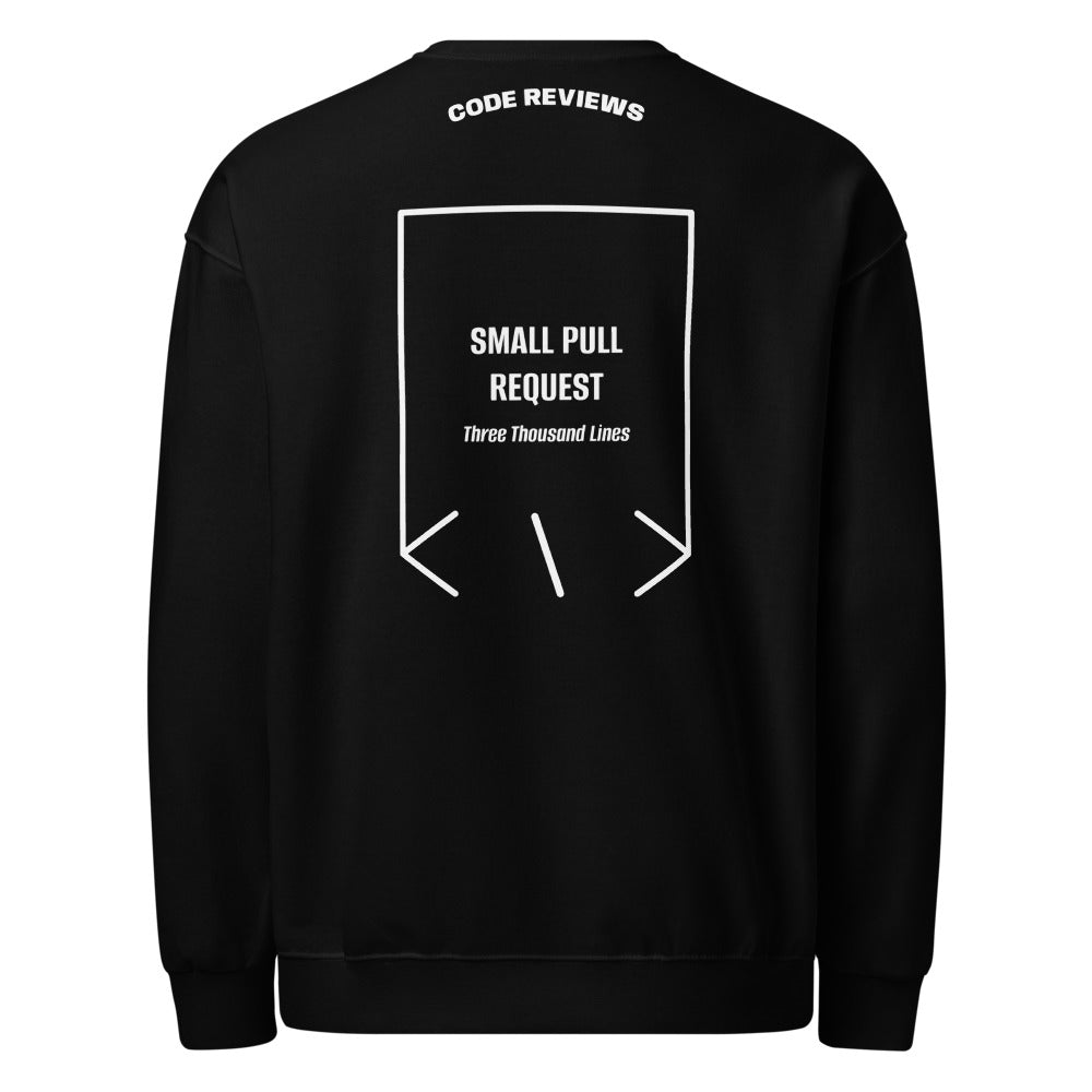Small Pull Request — Black White back mockup