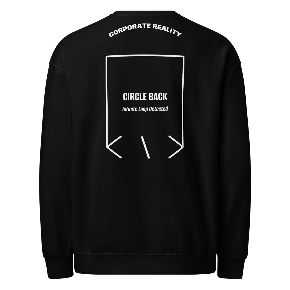 Circle Back — Black White back mockup