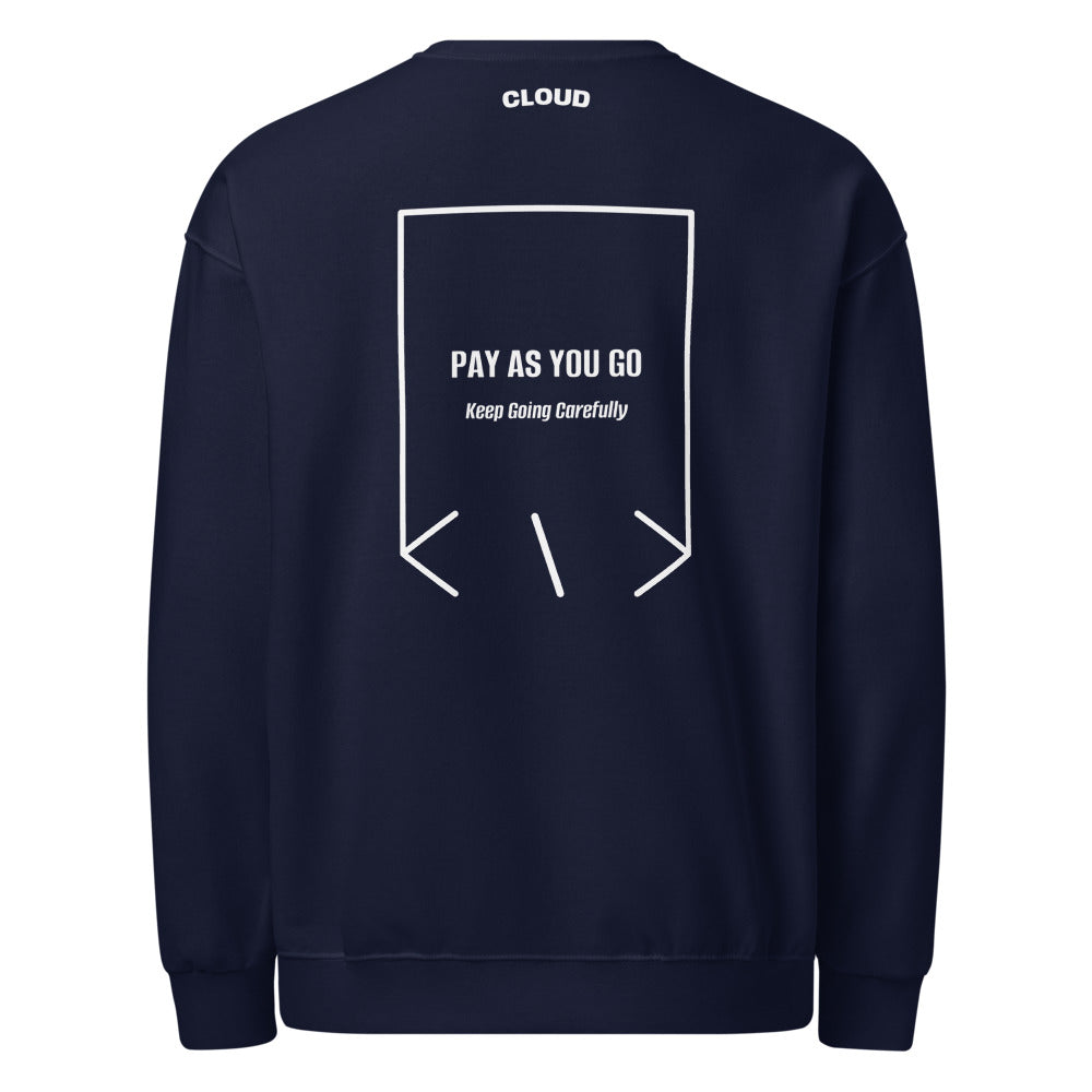 Pay As You Go — J. Navy White back mockup