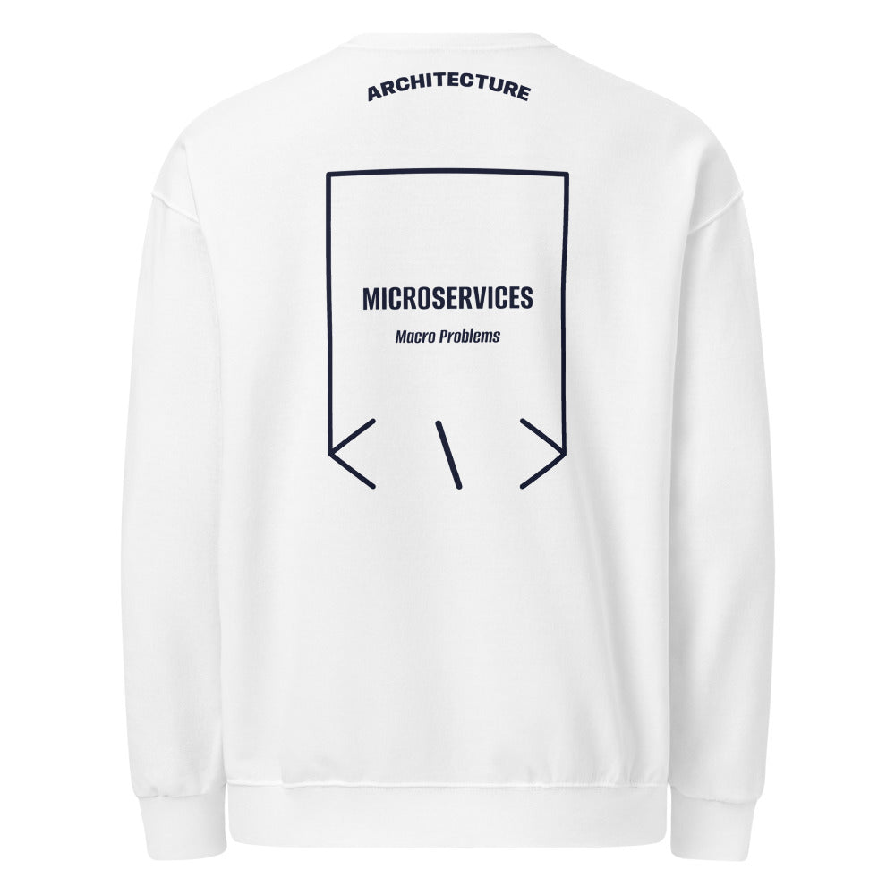 Microservices — White J. Navy back mockup