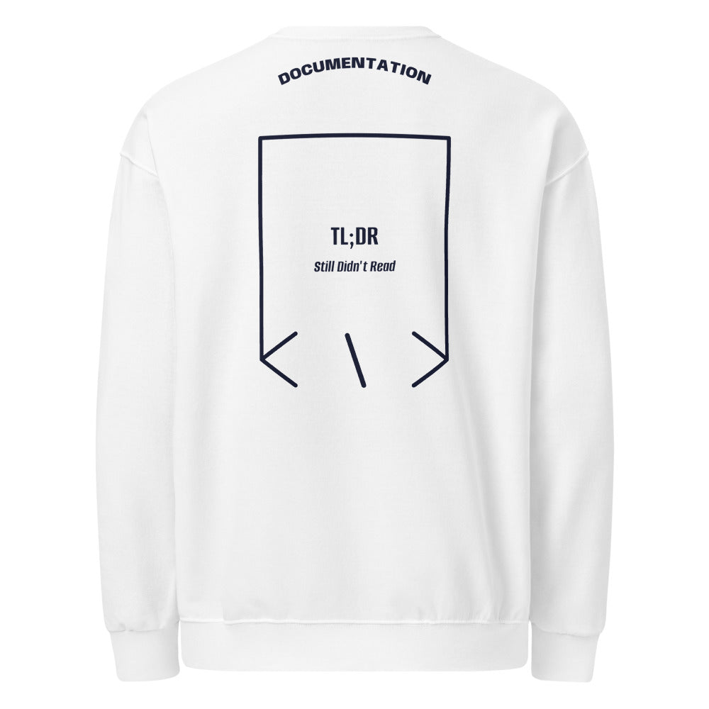 TL;DR — White J. Navy back mockup