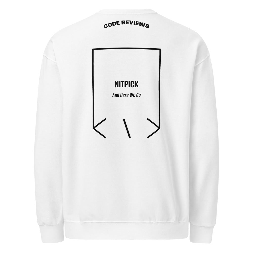 Nitpick — White Black back mockup