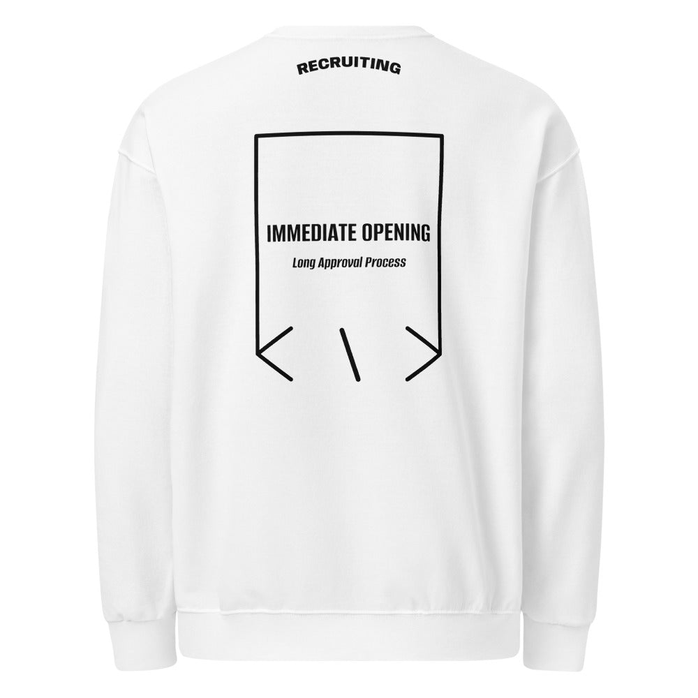 Immediate Opening — secondary back mockup