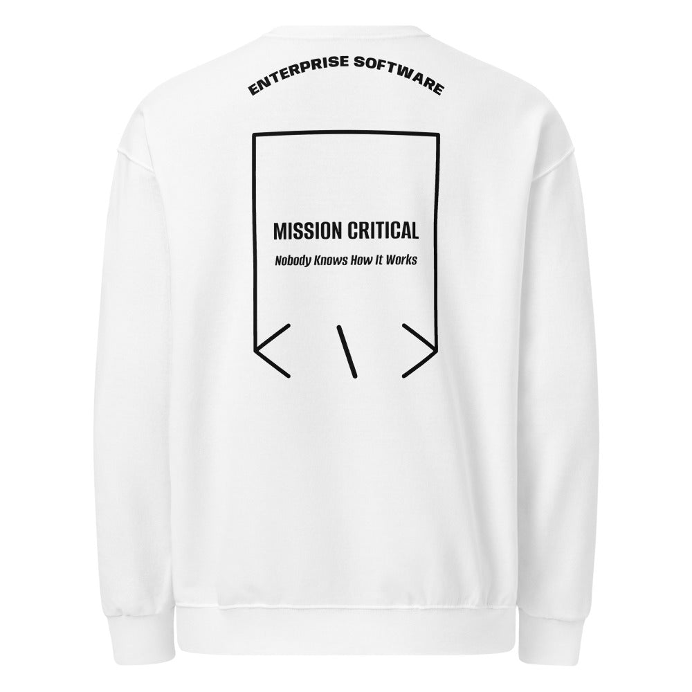 Mission Critical — secondary back mockup