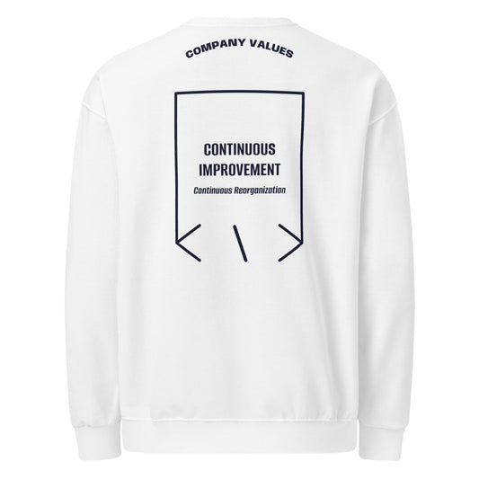 Continuous Improvement — secondary back mockup