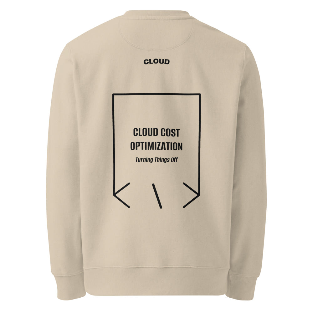 Cloud Cost Optimization — Desert Dust Black back mockup