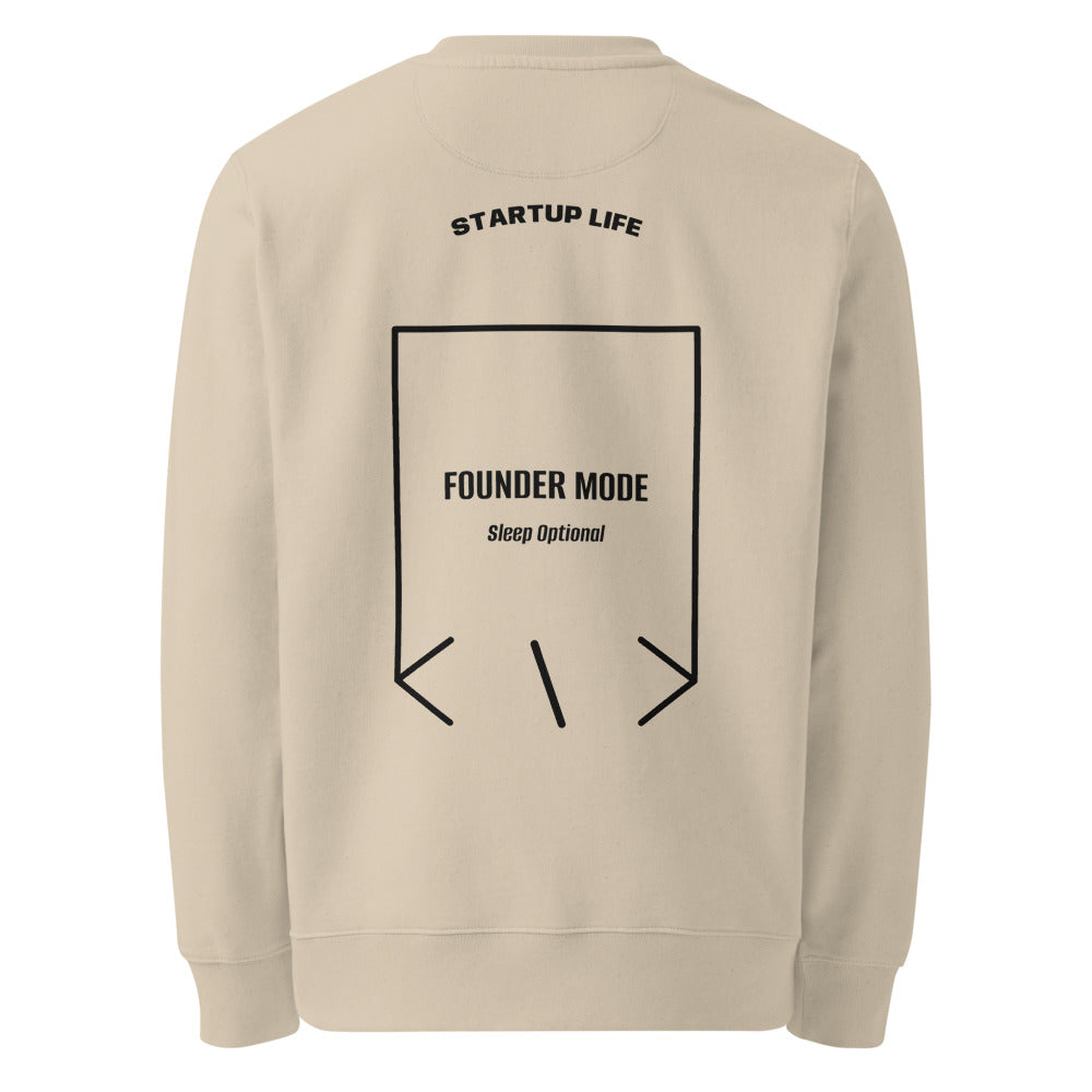 Founder Mode — Desert Dust Black back mockup