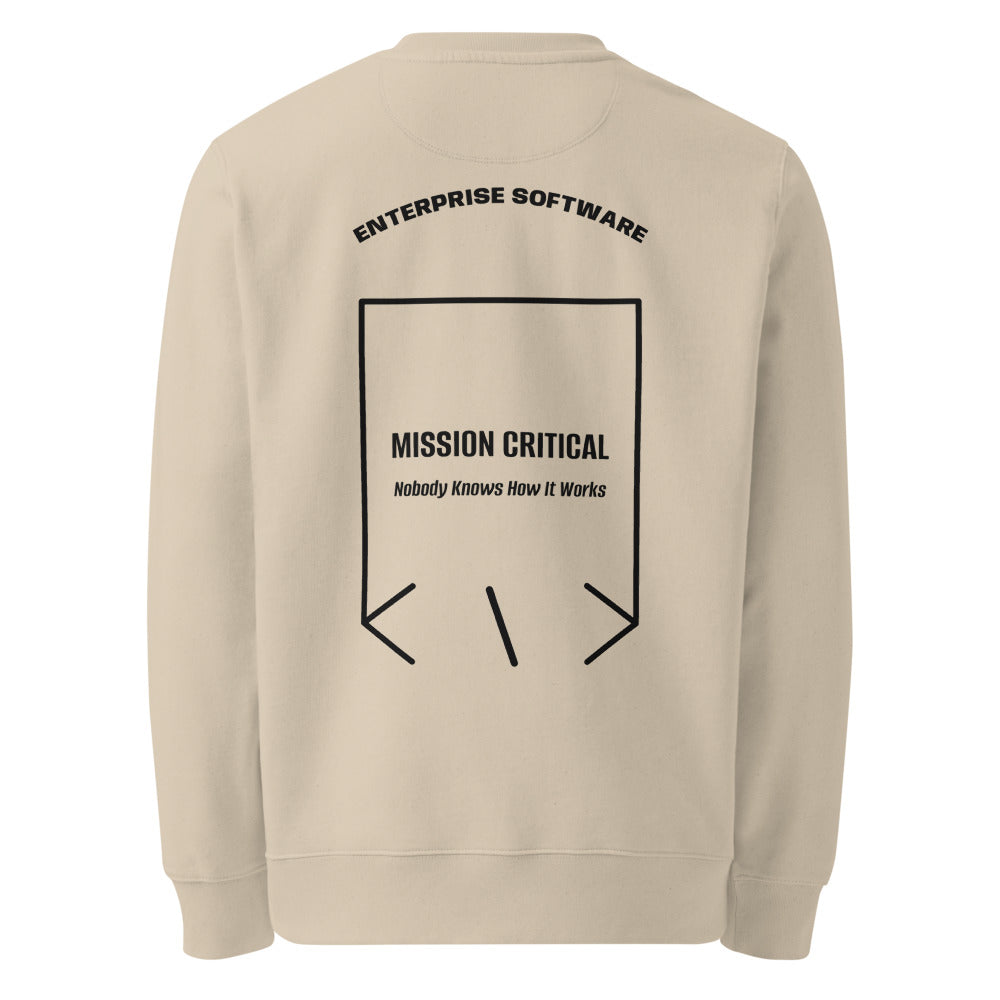 Mission Critical — Desert Dust Black back mockup