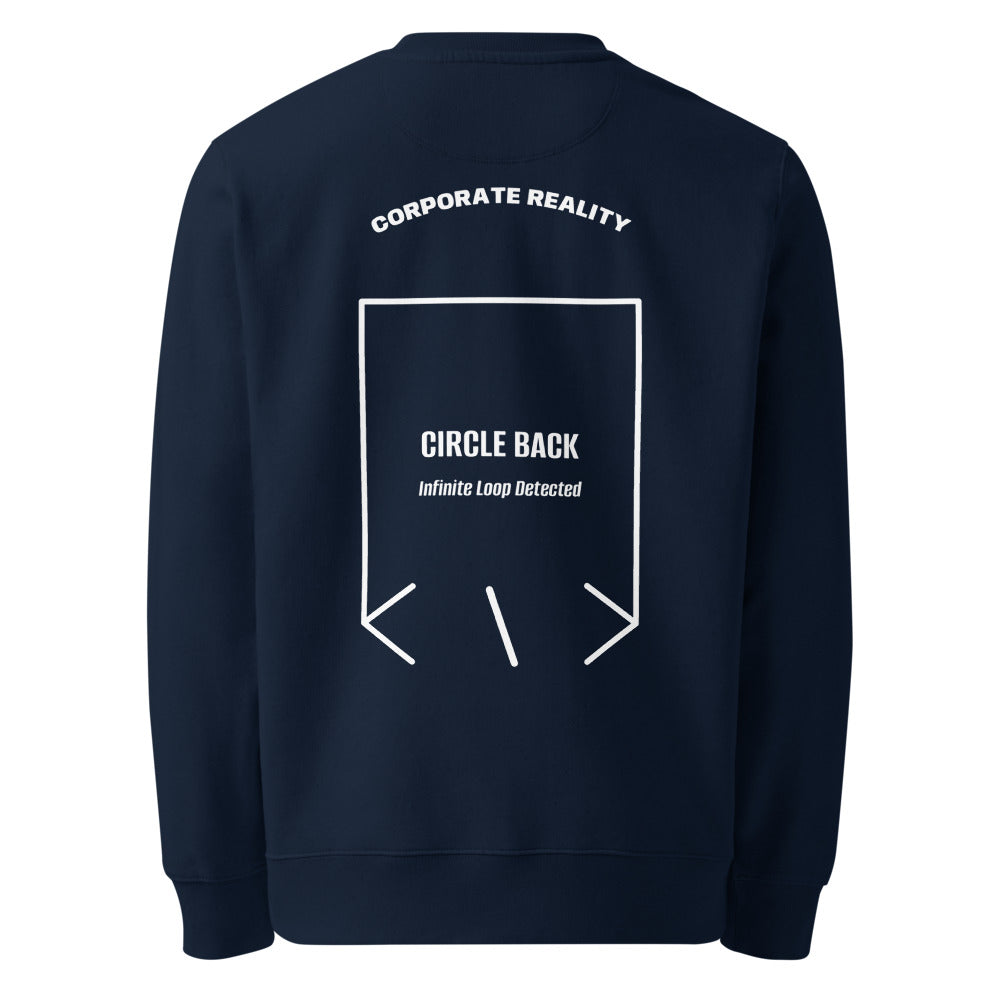 Circle Back — French Navy White back mockup