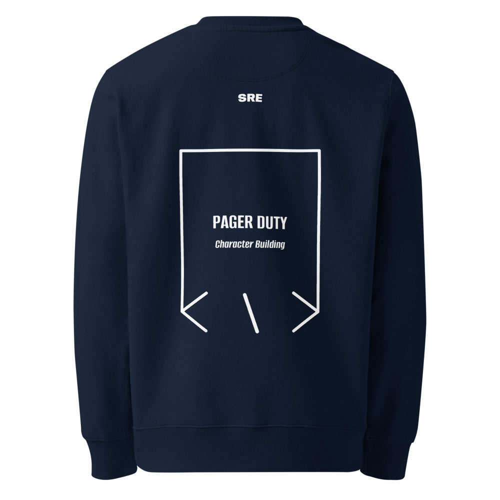 Pager Duty — secondary back mockup